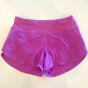 Lululemon Speed Up Shorts Pink Size 6 Tall